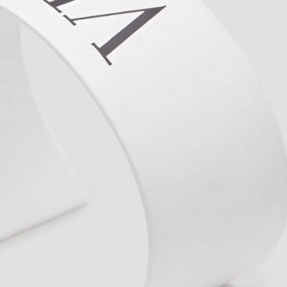 VALENTINO GARAVANI Logo print enamel cuff